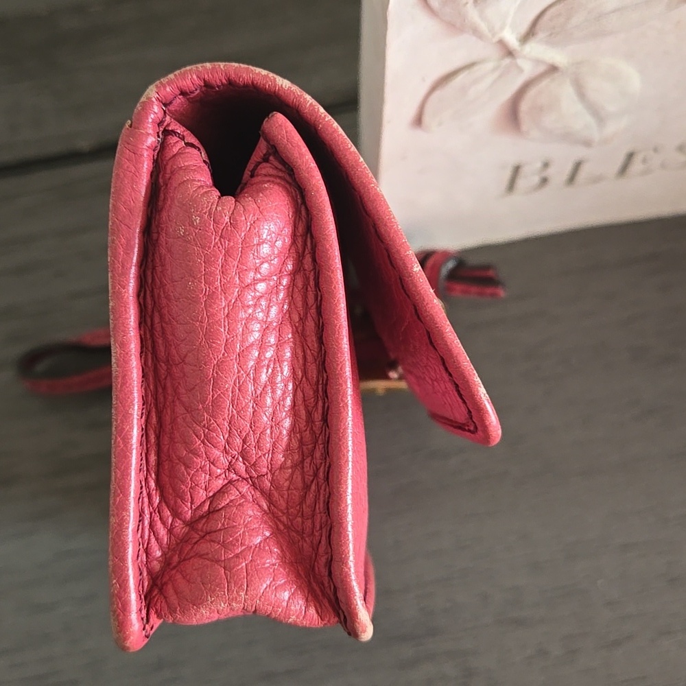 Chloe' Coin Pouch With Brass Charm - Picture 9 of 10
